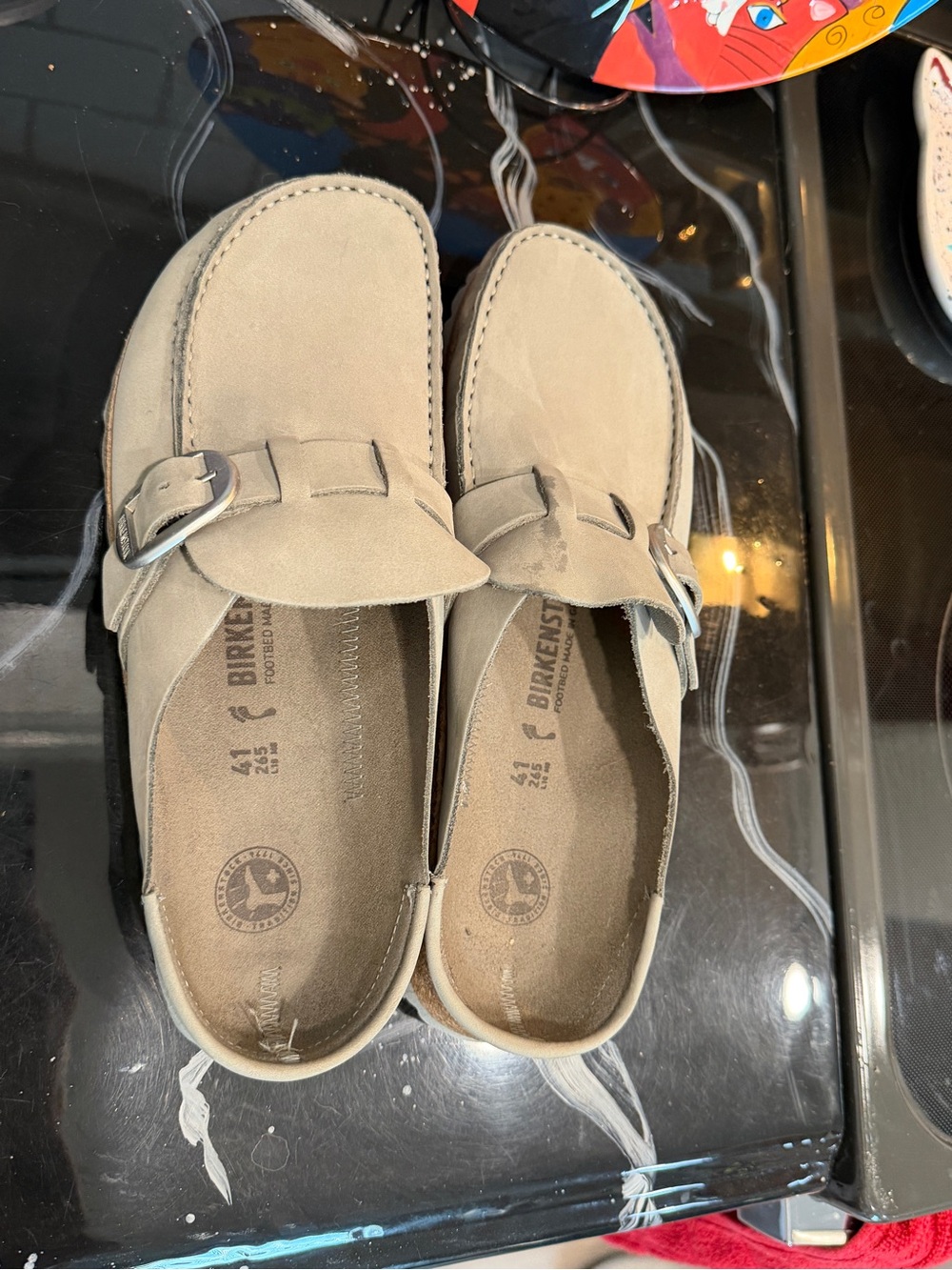 Birkenstock Nubuck Leather Dove Gray